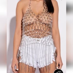 AKIRA festival body chain Coachella Ultra EDC
